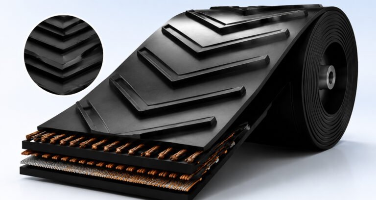 Chevron conveyor belt